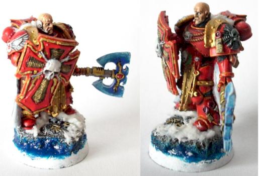 Blood Angel Captain by Grefo