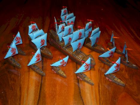 Uncharted Seas Imperial fleet by jabba666