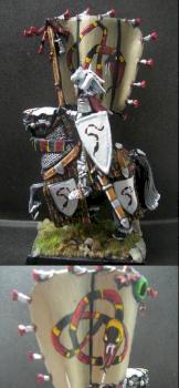 Warhammer Bretonnian Knight of Coral Snake V2 by tinman755