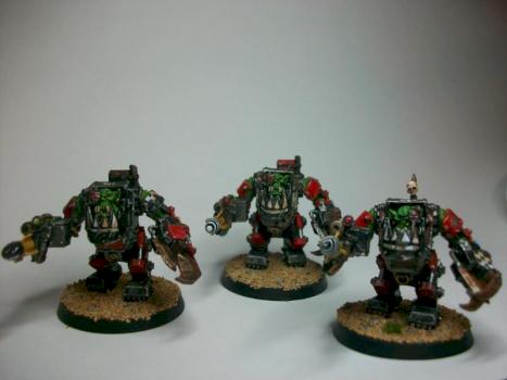 Ork In Mega Armour, Ork Mega Nob, Ork Mega-armour, Orks, Terminator Armor, Warhammer 40,000 by joanel
