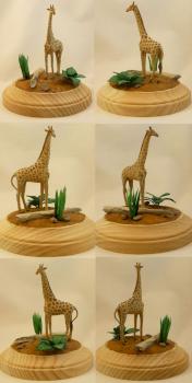 Giraffe on the Svannah by Citrine