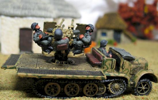 Battlefront Flames of War Sd.Kfz. 7/1 Anti-Aircraft Gun by Grinatcha