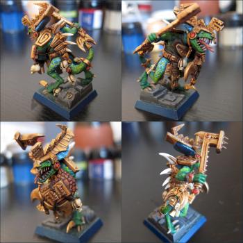 Lizardmen Saurus Oldblood by Angara