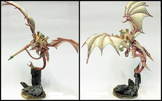 [GW] Tyranid winged hive tyrant by Mackowatosc