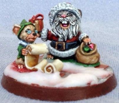 Santa Mousling and Helper by Sigmund