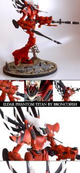 Saim Hann Eldar Phantom Titan by Broncofish
