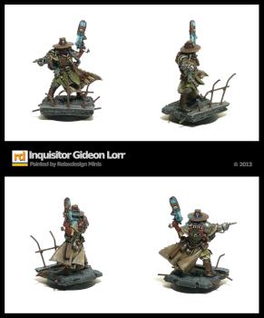 Witch Hunter/Inquisitor Gideon Lorr by Relaxdesign minis
