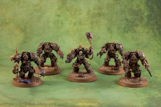 Forgeworld Nurgle Chaos Space Marine Terminators by spireland