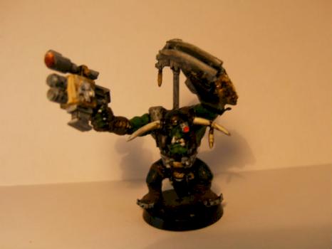 Ork Nob Leader by Silenthillbillie