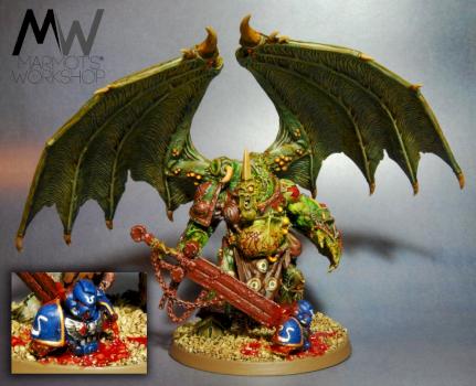 Deamon Prince of Nurgle by Marmots_Workshop