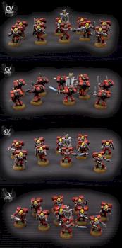 Blood Angels Assault Squad by CustodianValdor