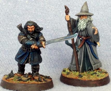 Thorin Oakenshield and Gandalf by Sigmund