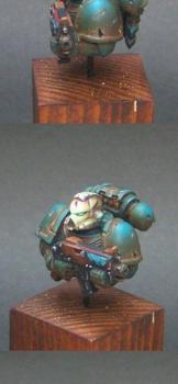 Space Marine Bust by kenan