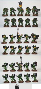Salamanders 2nd Company tactical squad by Vourne