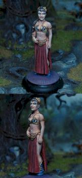 Star wars slave leia by Theminiaturepainter