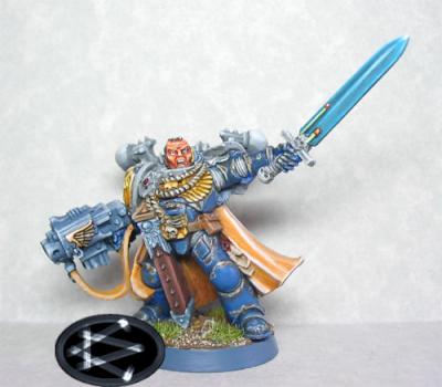 Ultramarines SM Space Marines Capitan Commander ? by DiaConUparty