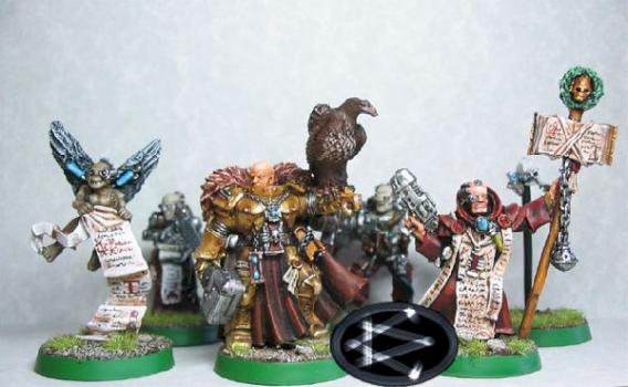 Inquisitor  Lord Coteaz and Retinue Demonhunters by DiaConUparty