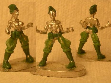 Pulp WWII fraulin using a Bronze age Armature by gamingdog