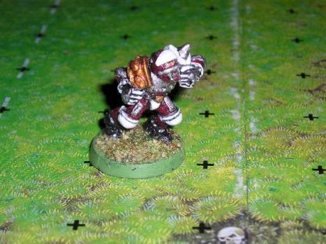 Bloodbowl Human blitzer by Fabulous Fab