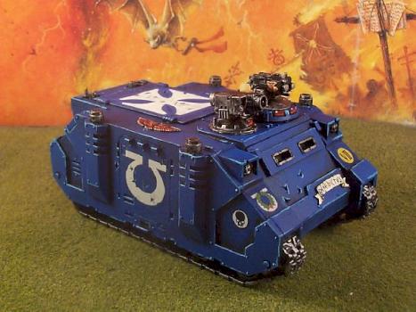 Ultramarine Veteran Rhino by brad