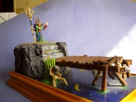 diorama Elfe Noir by elfgidrungal