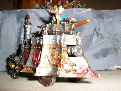 Steam Tank, watch out, it'll run u ova by Man of Fire Death