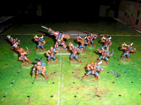 Bloodbowl norsca team by Fabulous Fab