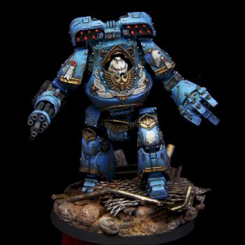 Ultramarine Relic Contemptor Dreadnought by AkhRa