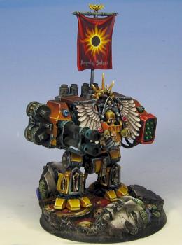 Blood Angels splinter chapter Dreadnought: Angels Solarus by Wappellious