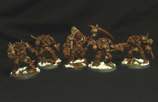 Plague Terminators squad by Davidus