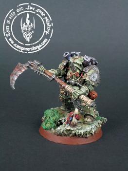Typhus herald of nurgle - Chaos space marines by RezoAmalio