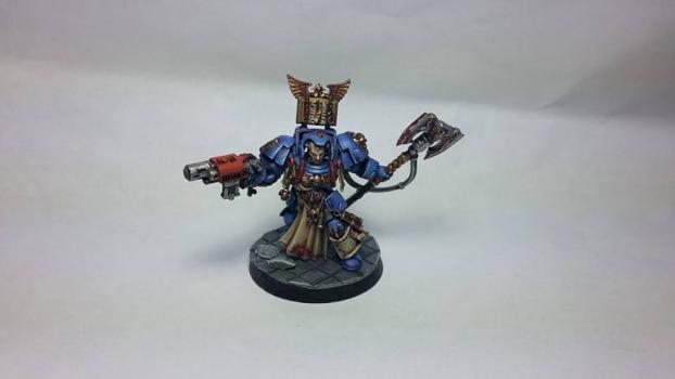 Ultramarine Librarian Space Marine by Mamba76
