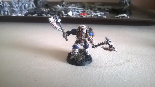 carl of the 1st assult company. rampager units. pre heresy world eaters by 13th drop commission