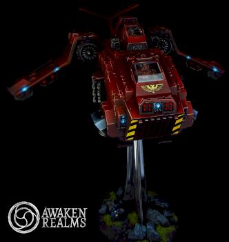 Space Marines Blood Angels Stormraven by Awaken Realms