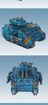 Space Marines Predator Rhino by aurelio