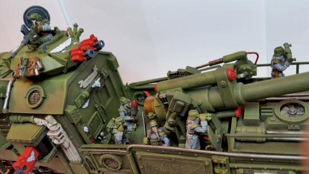 Railway gun crew by Jadow