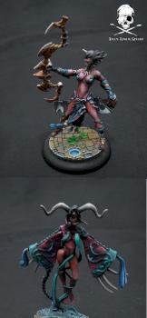 Marikan To, Zineda and Serpent Priestess by Jolly Roger Studio