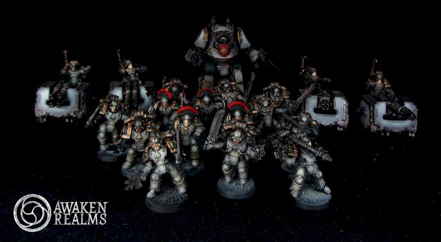 Horus Heresy Death Guard Army by Awaken Realms