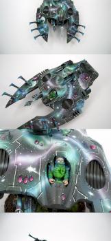 Eldar wave serpent galaxy by RezoAmalio