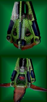 Space marine Salamanders drop pod by JEMdesign