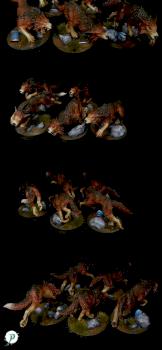 warhammer 40k - Fenrisian wolves by patttttry85