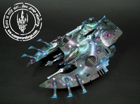 Wave Serpent - Eldar galaxy by RezoAmalio