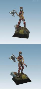 Female Red Karnagh Drune Kelt by aurelio