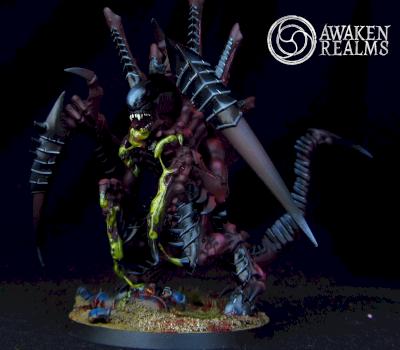 Tyranid Hive Tyrant conversion (Alien) by Awaken Realms