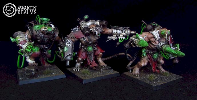 Skaven Stormfiends Rat Ogres by Awaken Realms