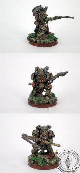 Typhus herald of nurgle - Chaos space marines by RezoAmalio