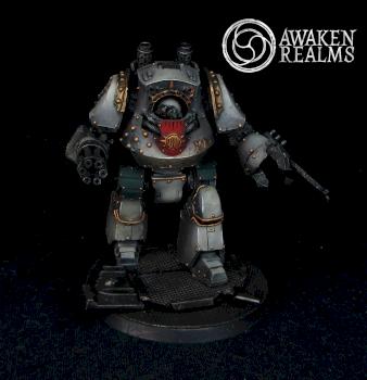 Horus Heresy Death Guard Contemptor Dreadnought by Awaken Realms