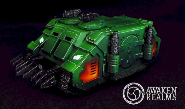 Horus Heresy Salamanders Rhino by Awaken Realms