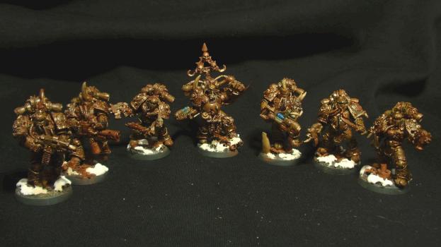 Plague Marines squad#2 by Davidus