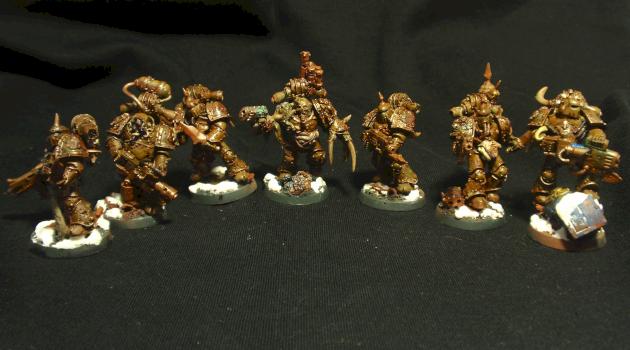 Plague Marines squad#1 by Davidus